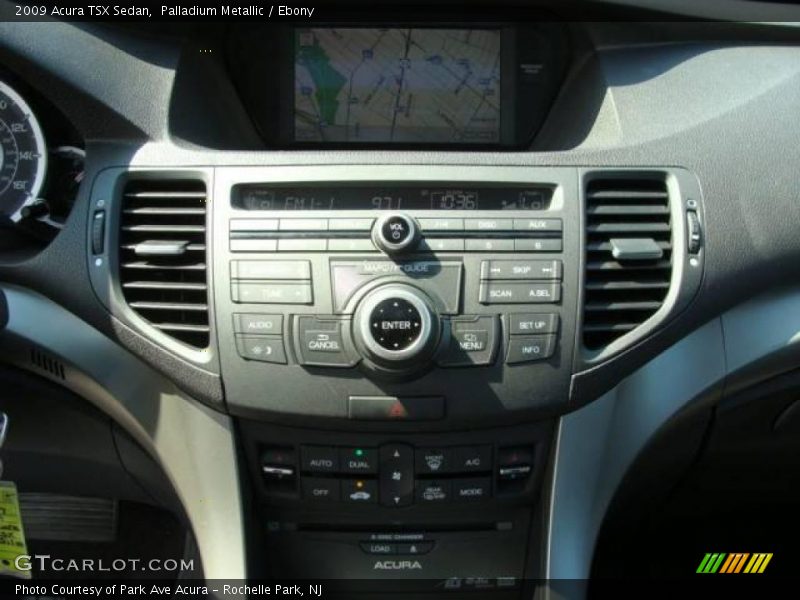 Palladium Metallic / Ebony 2009 Acura TSX Sedan