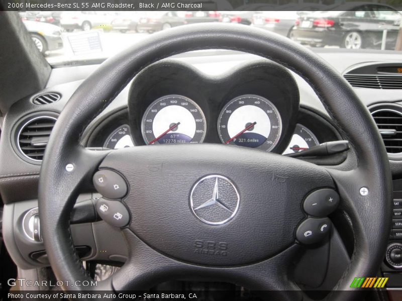 Black / AMG Charcoal 2006 Mercedes-Benz SL 55 AMG Roadster