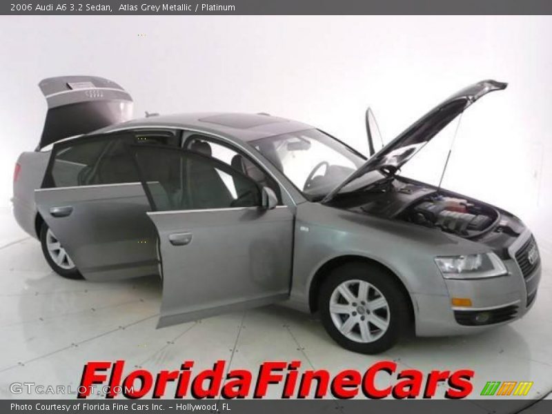 Atlas Grey Metallic / Platinum 2006 Audi A6 3.2 Sedan