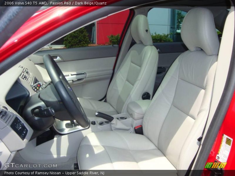 Passion Red / Dark Beige/Quartz 2006 Volvo S40 T5 AWD