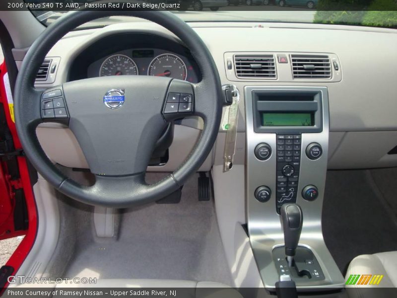 Passion Red / Dark Beige/Quartz 2006 Volvo S40 T5 AWD