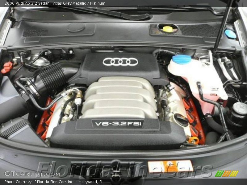 Atlas Grey Metallic / Platinum 2006 Audi A6 3.2 Sedan