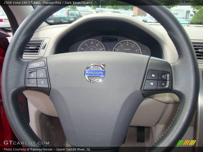 Passion Red / Dark Beige/Quartz 2006 Volvo S40 T5 AWD