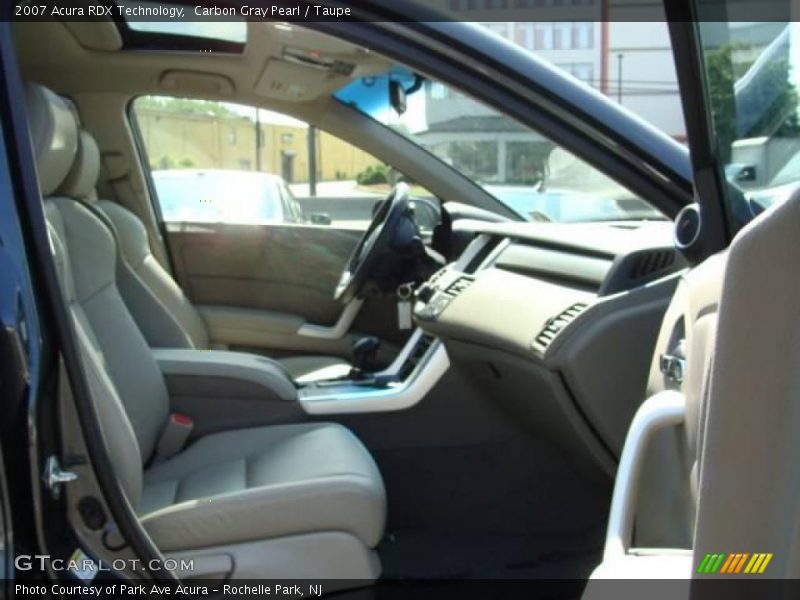 Carbon Gray Pearl / Taupe 2007 Acura RDX Technology