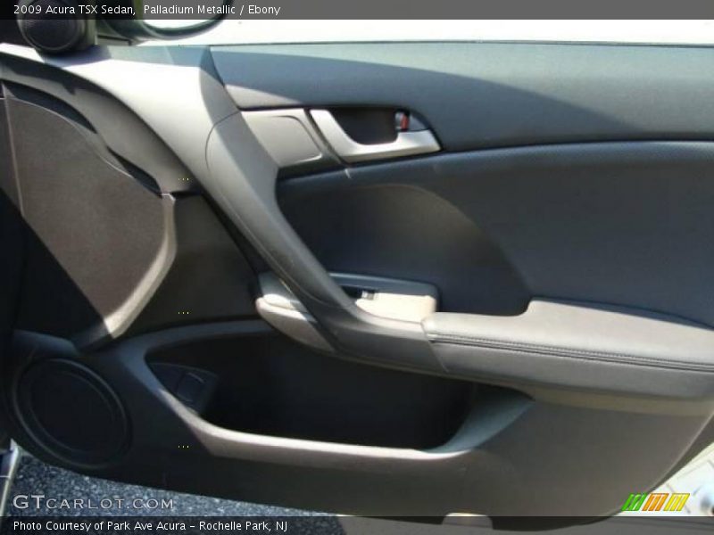 Palladium Metallic / Ebony 2009 Acura TSX Sedan