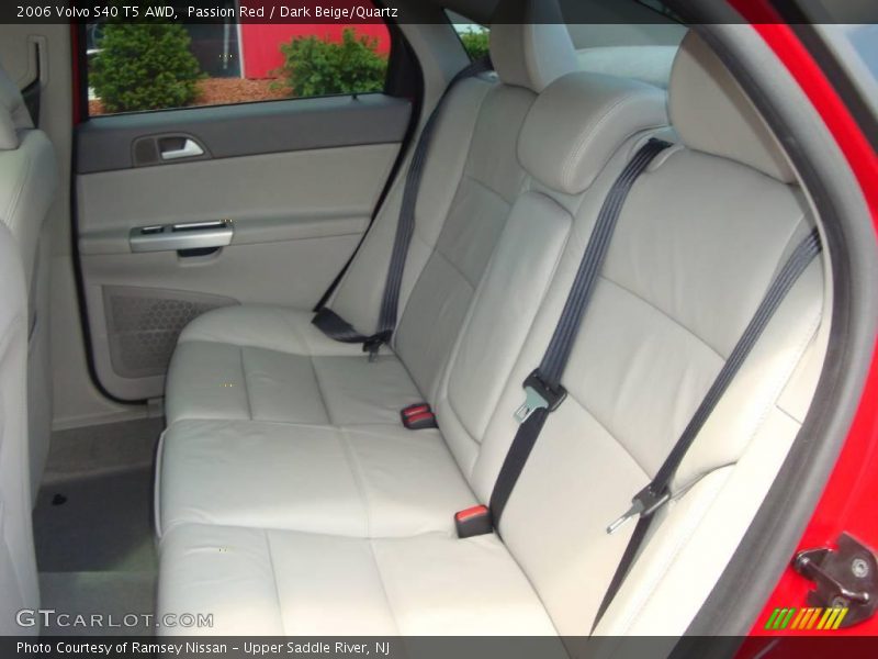 Passion Red / Dark Beige/Quartz 2006 Volvo S40 T5 AWD