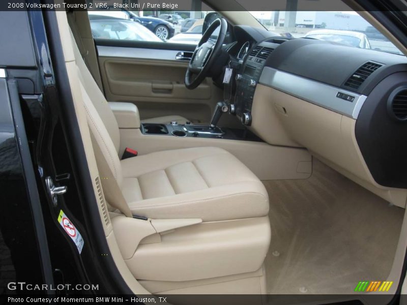 Black Uni / Pure Beige 2008 Volkswagen Touareg 2 VR6