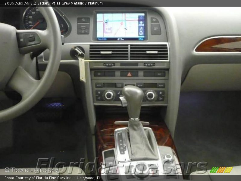 Atlas Grey Metallic / Platinum 2006 Audi A6 3.2 Sedan