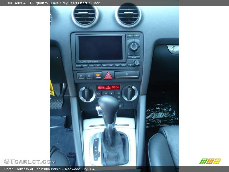 Lava Grey Pearl Effect / Black 2008 Audi A3 3.2 quattro