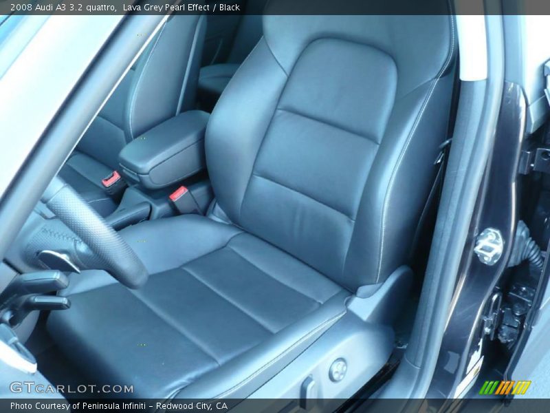 Lava Grey Pearl Effect / Black 2008 Audi A3 3.2 quattro