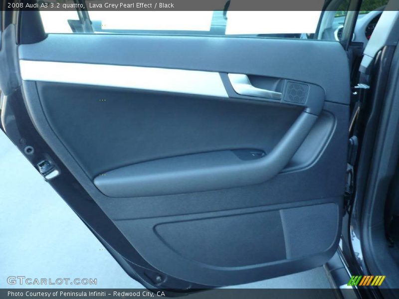 Lava Grey Pearl Effect / Black 2008 Audi A3 3.2 quattro