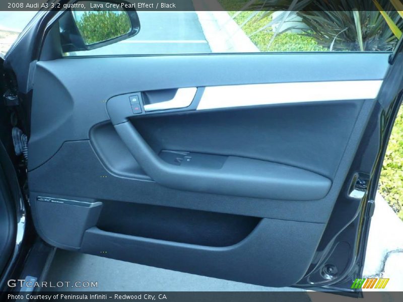 Lava Grey Pearl Effect / Black 2008 Audi A3 3.2 quattro