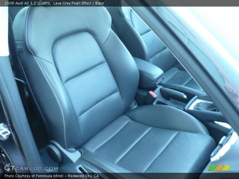 Lava Grey Pearl Effect / Black 2008 Audi A3 3.2 quattro