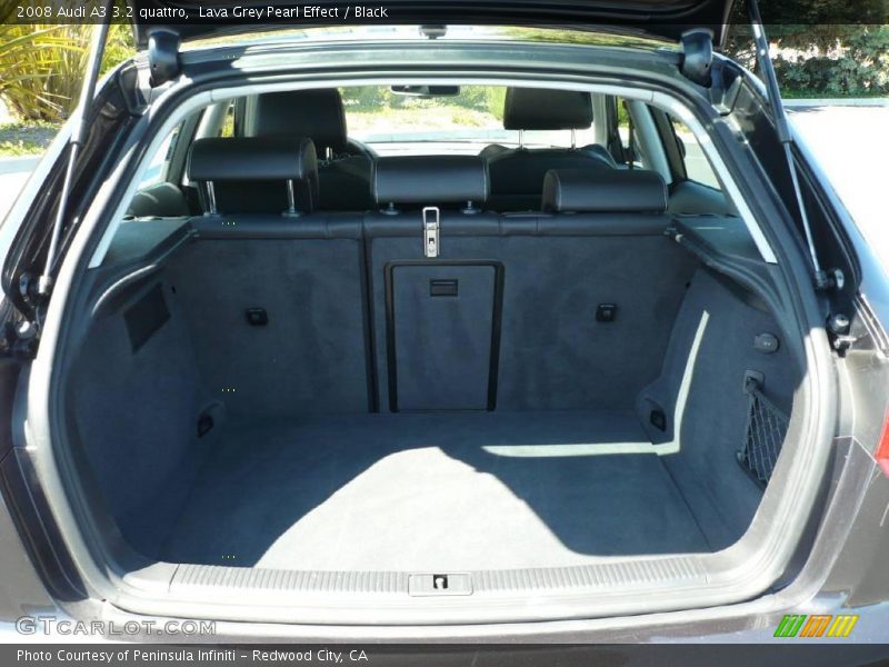 Lava Grey Pearl Effect / Black 2008 Audi A3 3.2 quattro