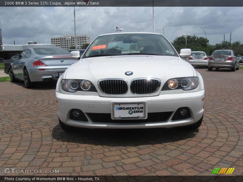 Alpine White / Sand 2006 BMW 3 Series 325i Coupe