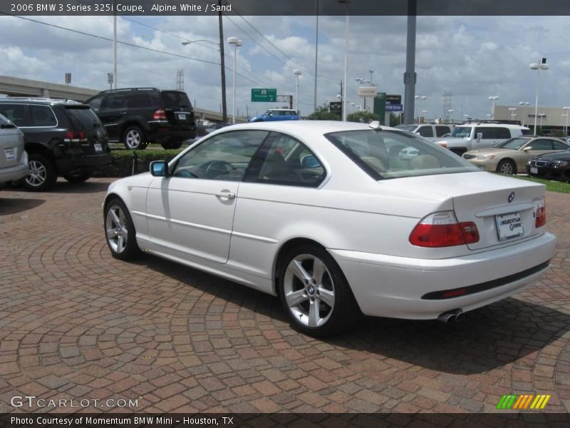 Alpine White / Sand 2006 BMW 3 Series 325i Coupe