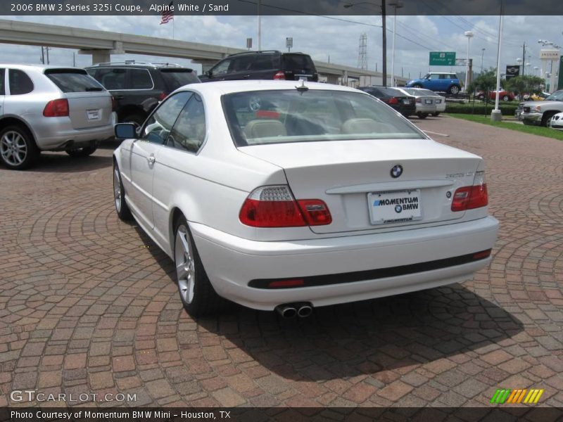 Alpine White / Sand 2006 BMW 3 Series 325i Coupe