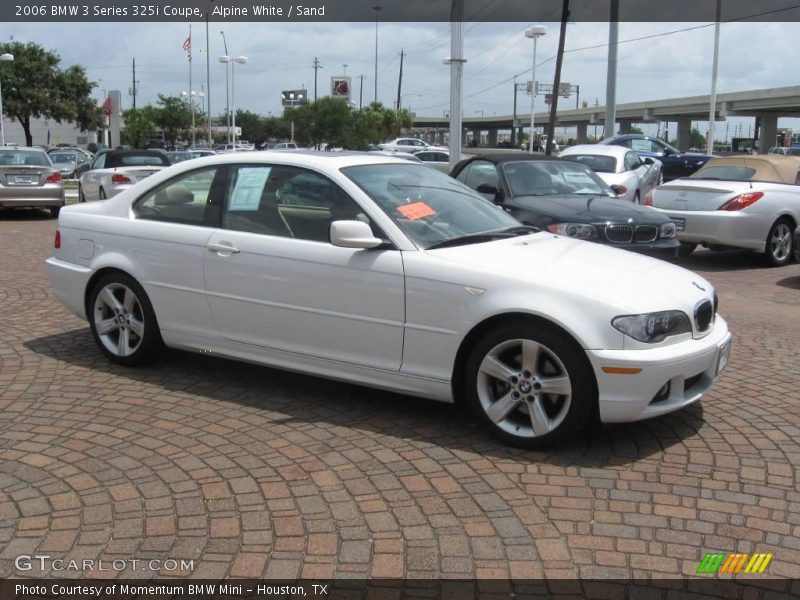 Alpine White / Sand 2006 BMW 3 Series 325i Coupe