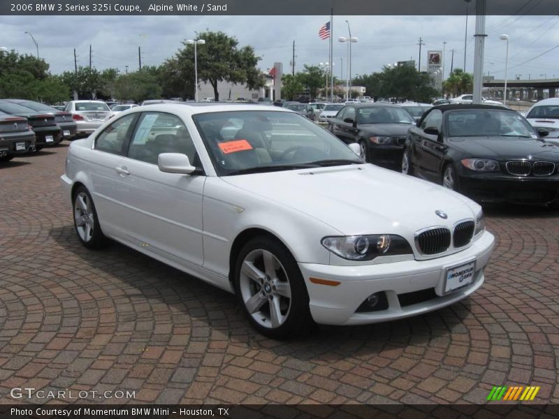 Alpine White / Sand 2006 BMW 3 Series 325i Coupe