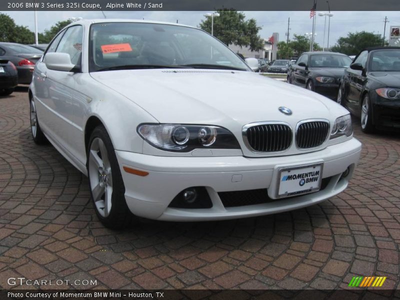 Alpine White / Sand 2006 BMW 3 Series 325i Coupe