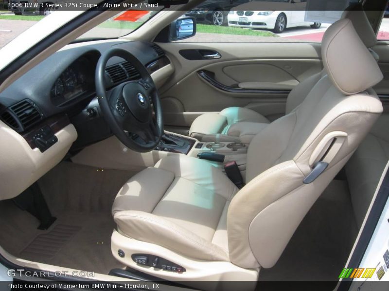 Alpine White / Sand 2006 BMW 3 Series 325i Coupe