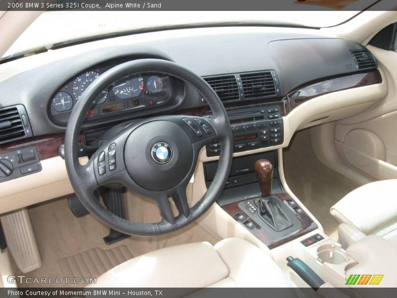 Alpine White / Sand 2006 BMW 3 Series 325i Coupe