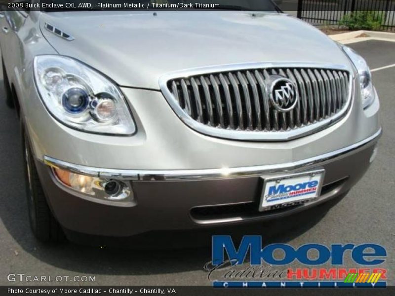 Platinum Metallic / Titanium/Dark Titanium 2008 Buick Enclave CXL AWD