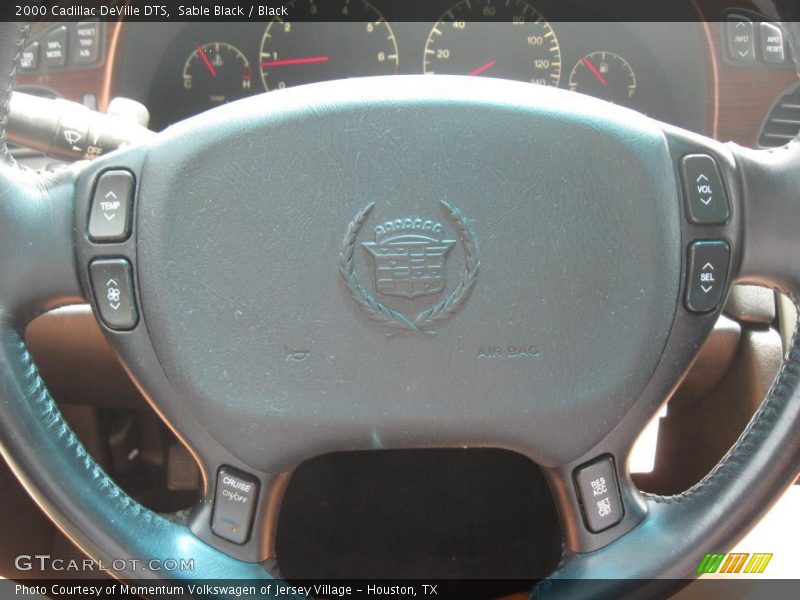 Sable Black / Black 2000 Cadillac DeVille DTS