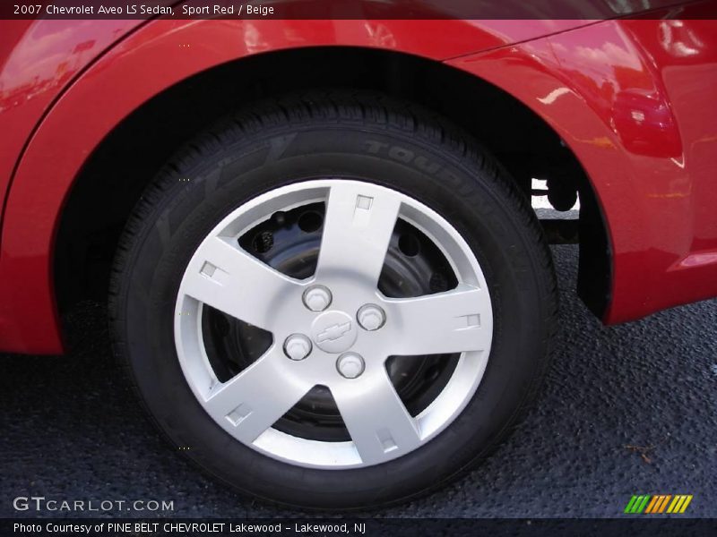 Sport Red / Beige 2007 Chevrolet Aveo LS Sedan