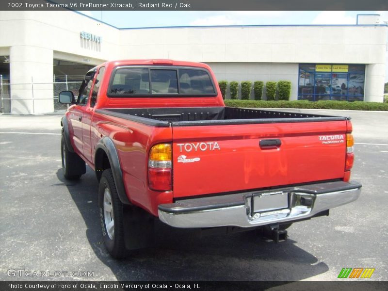 Radiant Red / Oak 2002 Toyota Tacoma V6 PreRunner Xtracab