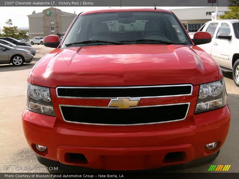 Victory Red / Ebony 2007 Chevrolet Avalanche LT
