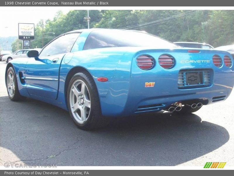 Nassau Blue Metallic / Black 1998 Chevrolet Corvette Coupe