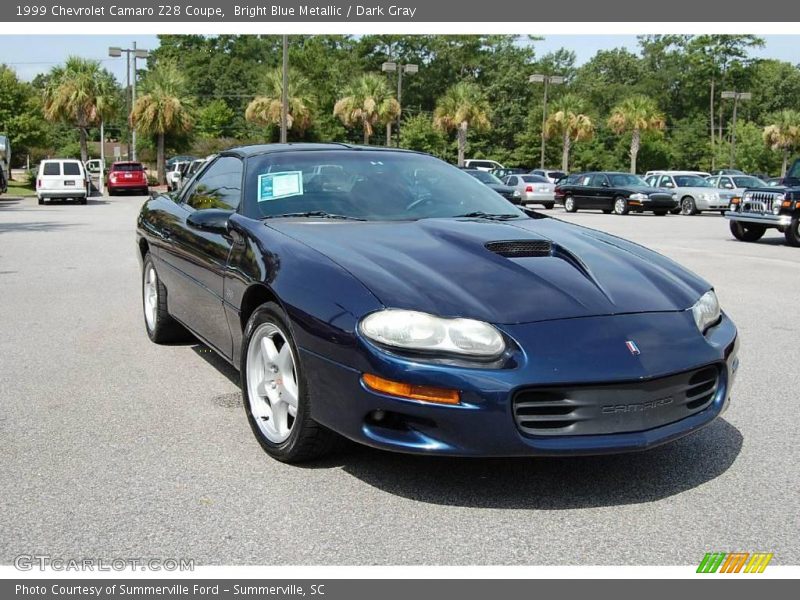 Bright Blue Metallic / Dark Gray 1999 Chevrolet Camaro Z28 Coupe