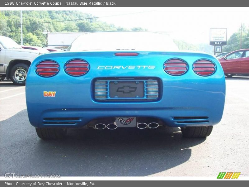 Nassau Blue Metallic / Black 1998 Chevrolet Corvette Coupe