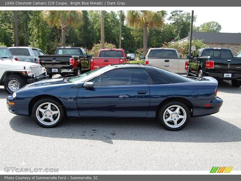 Bright Blue Metallic / Dark Gray 1999 Chevrolet Camaro Z28 Coupe