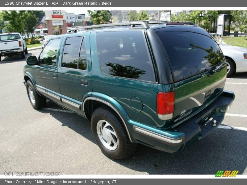 Dark Green Metallic / Beige 1998 Chevrolet Blazer LT 4x4