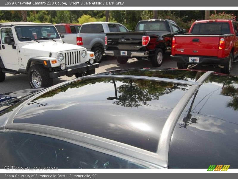 Bright Blue Metallic / Dark Gray 1999 Chevrolet Camaro Z28 Coupe