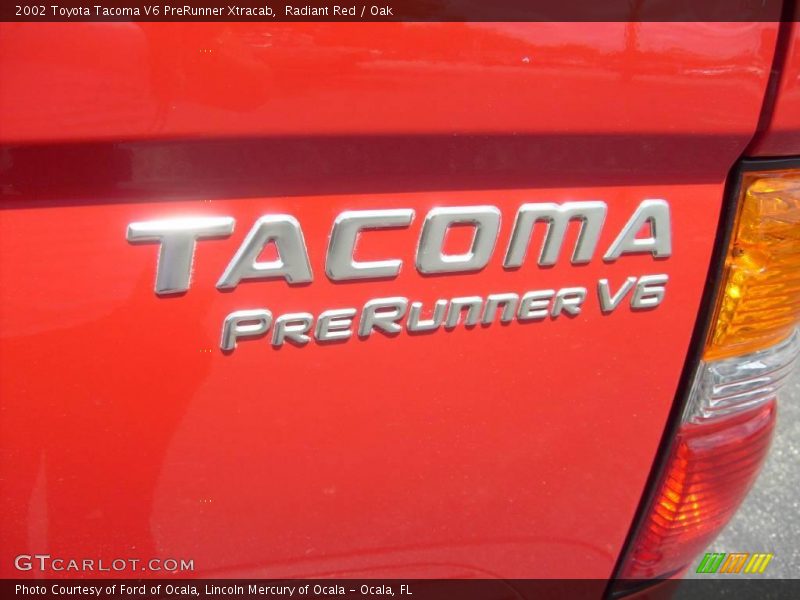 Radiant Red / Oak 2002 Toyota Tacoma V6 PreRunner Xtracab