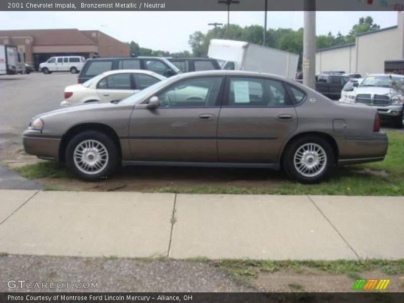 Bronzemist Metallic / Neutral 2001 Chevrolet Impala