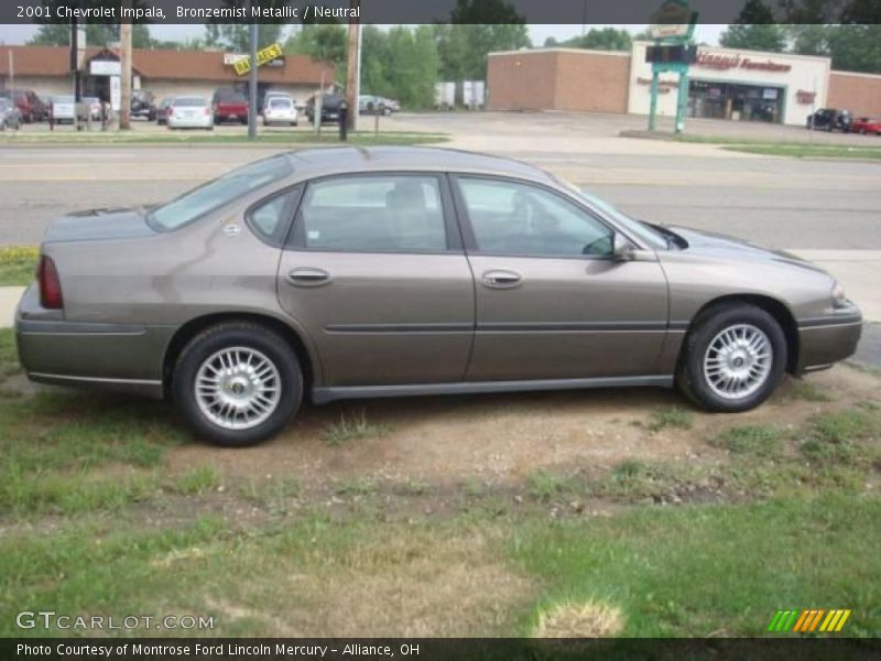 Bronzemist Metallic / Neutral 2001 Chevrolet Impala
