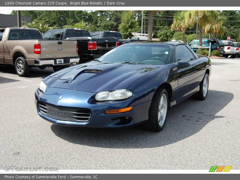 Bright Blue Metallic / Dark Gray 1999 Chevrolet Camaro Z28 Coupe