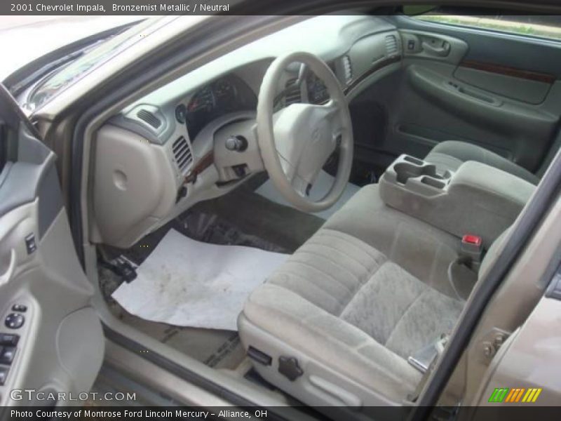 Bronzemist Metallic / Neutral 2001 Chevrolet Impala