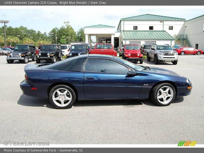 Bright Blue Metallic / Dark Gray 1999 Chevrolet Camaro Z28 Coupe