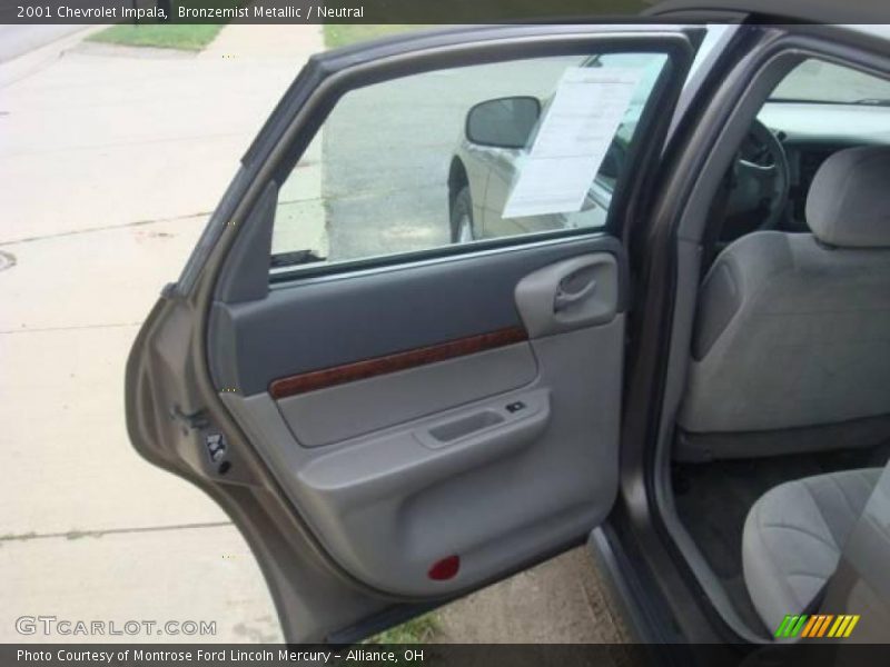 Bronzemist Metallic / Neutral 2001 Chevrolet Impala