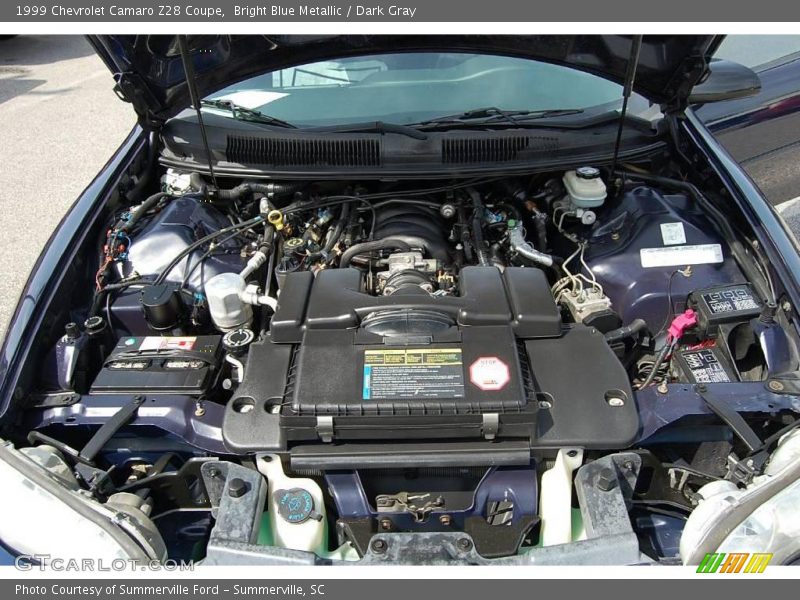 Bright Blue Metallic / Dark Gray 1999 Chevrolet Camaro Z28 Coupe