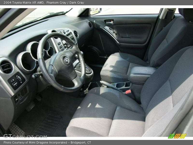 Front Seat of 2004 Matrix XR AWD