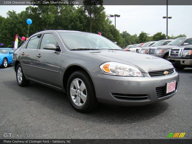 Dark Silver Metallic / Gray 2008 Chevrolet Impala LT
