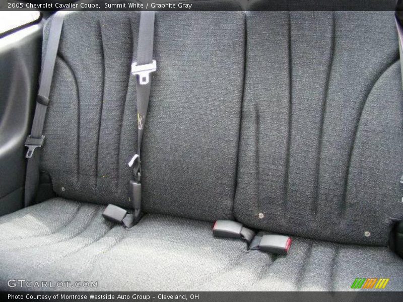 Summit White / Graphite Gray 2005 Chevrolet Cavalier Coupe