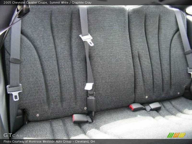 Summit White / Graphite Gray 2005 Chevrolet Cavalier Coupe