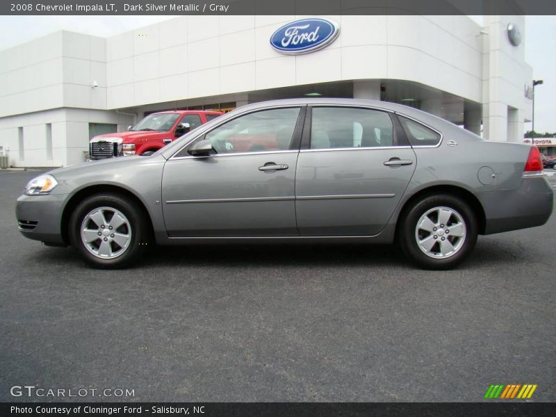 Dark Silver Metallic / Gray 2008 Chevrolet Impala LT